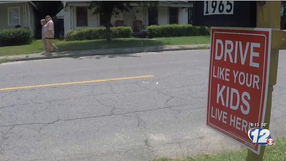 Signage Image on road