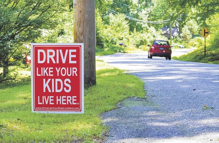 Signage Image on road