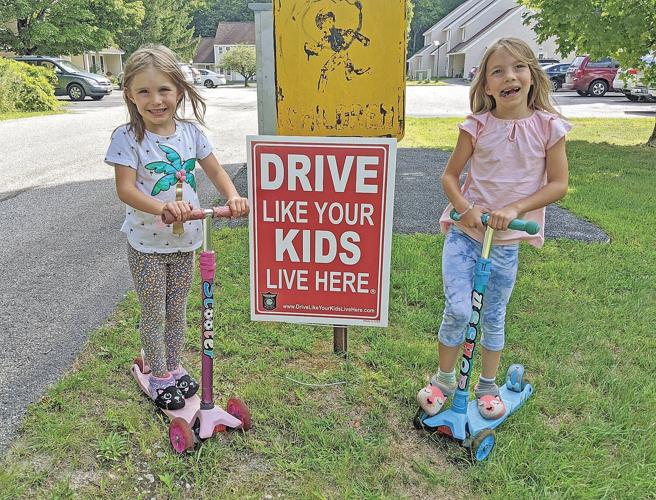 Signs encourage Manchester drivers to slow down